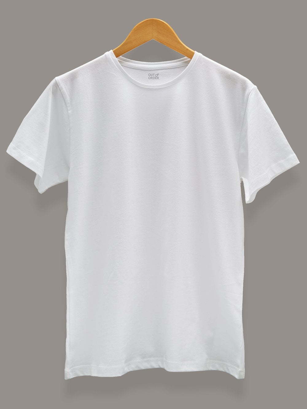 1 Buy Finest Men S White T Shirt By Brand Outoforder In