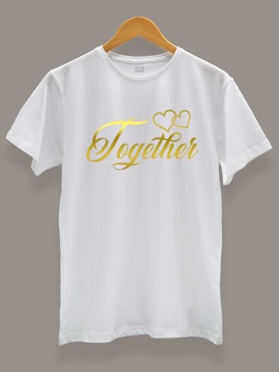 together forever couple t-shirt for men