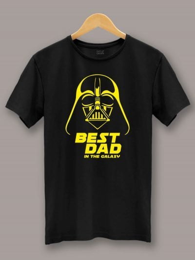 Buy Best Dad in the Galaxy T-shirt , displayed on a hanger