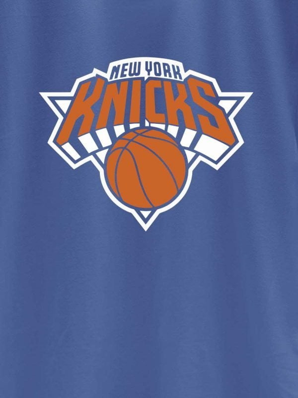 close up of New York Knicks T-shirt