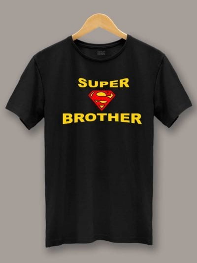 Buy Super Brother T-shirt Displayed on a Hanger