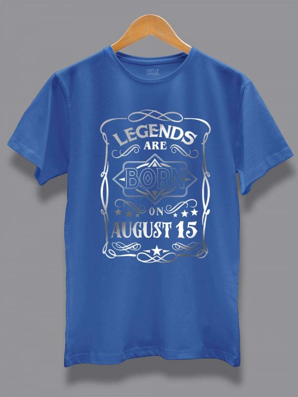 Legends are Born in August T-shirt Men's 2