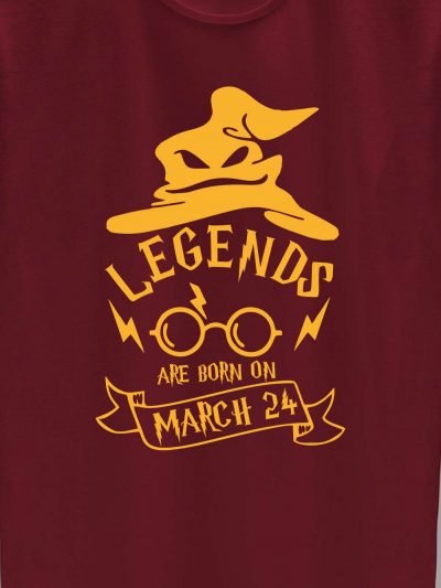 Close up of Harry Potter Birthday T-shirt for Girls design