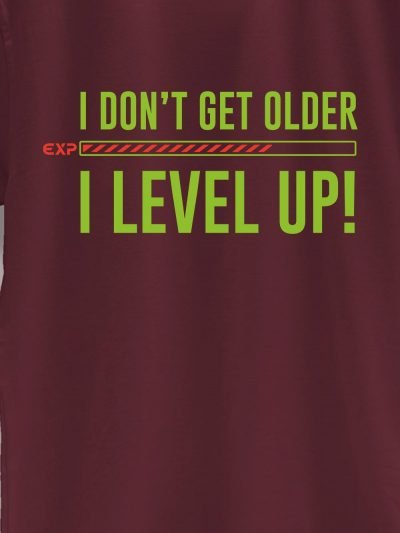 close of I Level Up Birthday T-shirt design