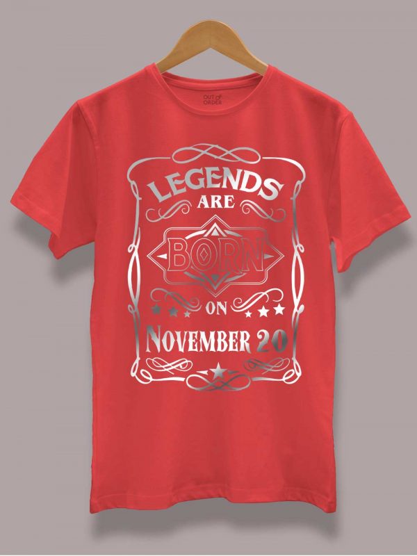 Legends are Born in November T-shirt Men's 2