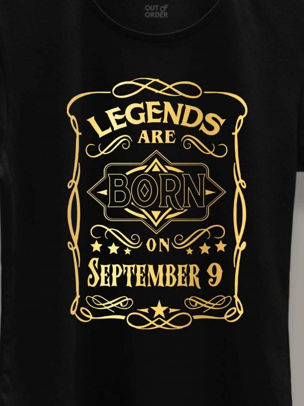 Legends are Born in September T-shirt Women's 5