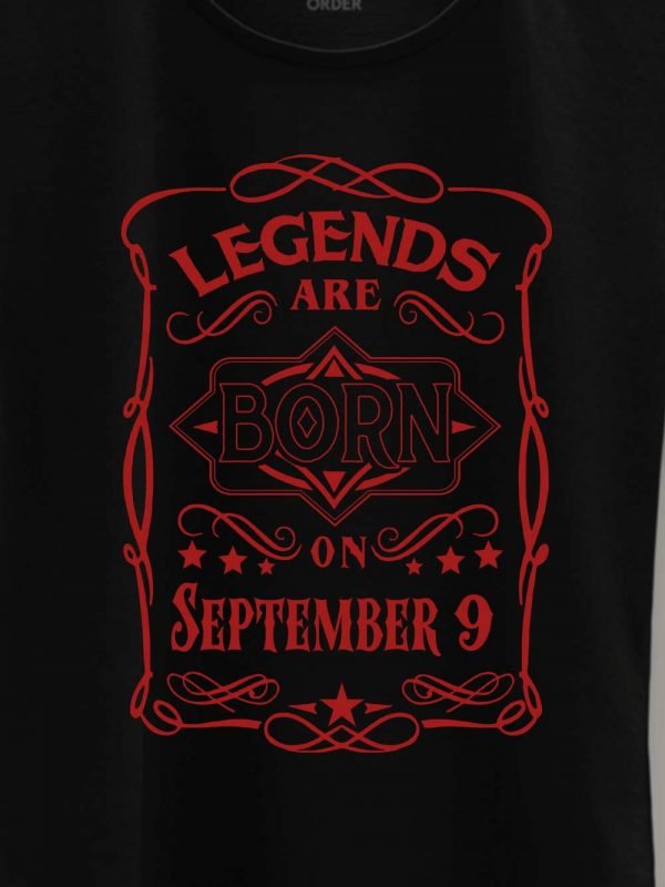 Legends are Born in September T-shirt Women's 4