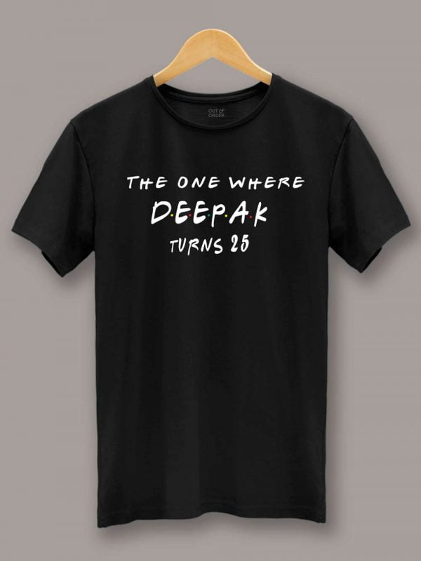 Men's Friend's Birthday T-shirt 1