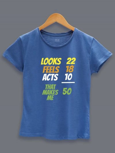 Buy That Makes Me 50 Women's Birthday T-shirt