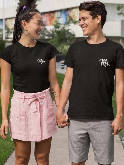 Anniversary T-shirt for Couples front print