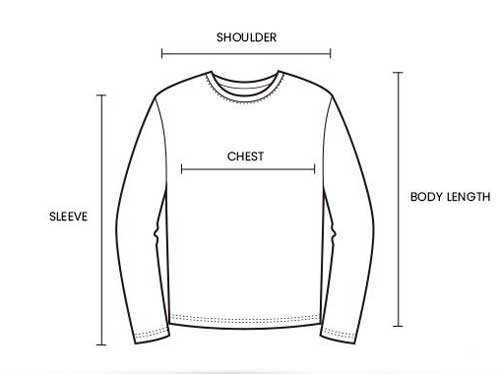Men's T-Shirts & Polo Shirts Size Chart